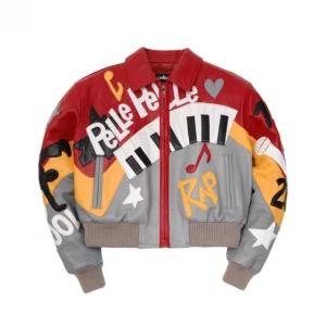 Pelle Pelle Women HipHop Crop Leather Jacket